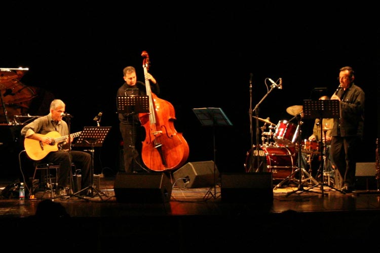The GC Quartet on stage